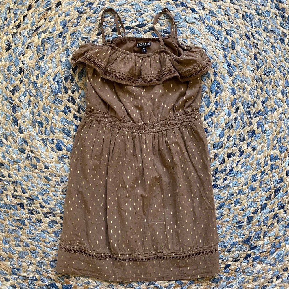 Express ruffle dress